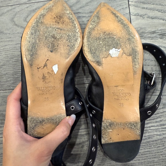Valentino Ballerina black shoes size 36 - Picture 3 of 5